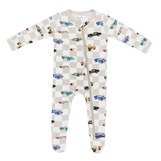 Zippered Footie in Fast and Fierce