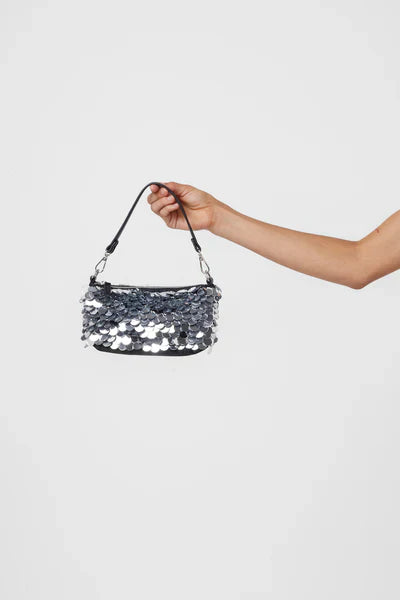 Glistening Charm Mini Dress Navy