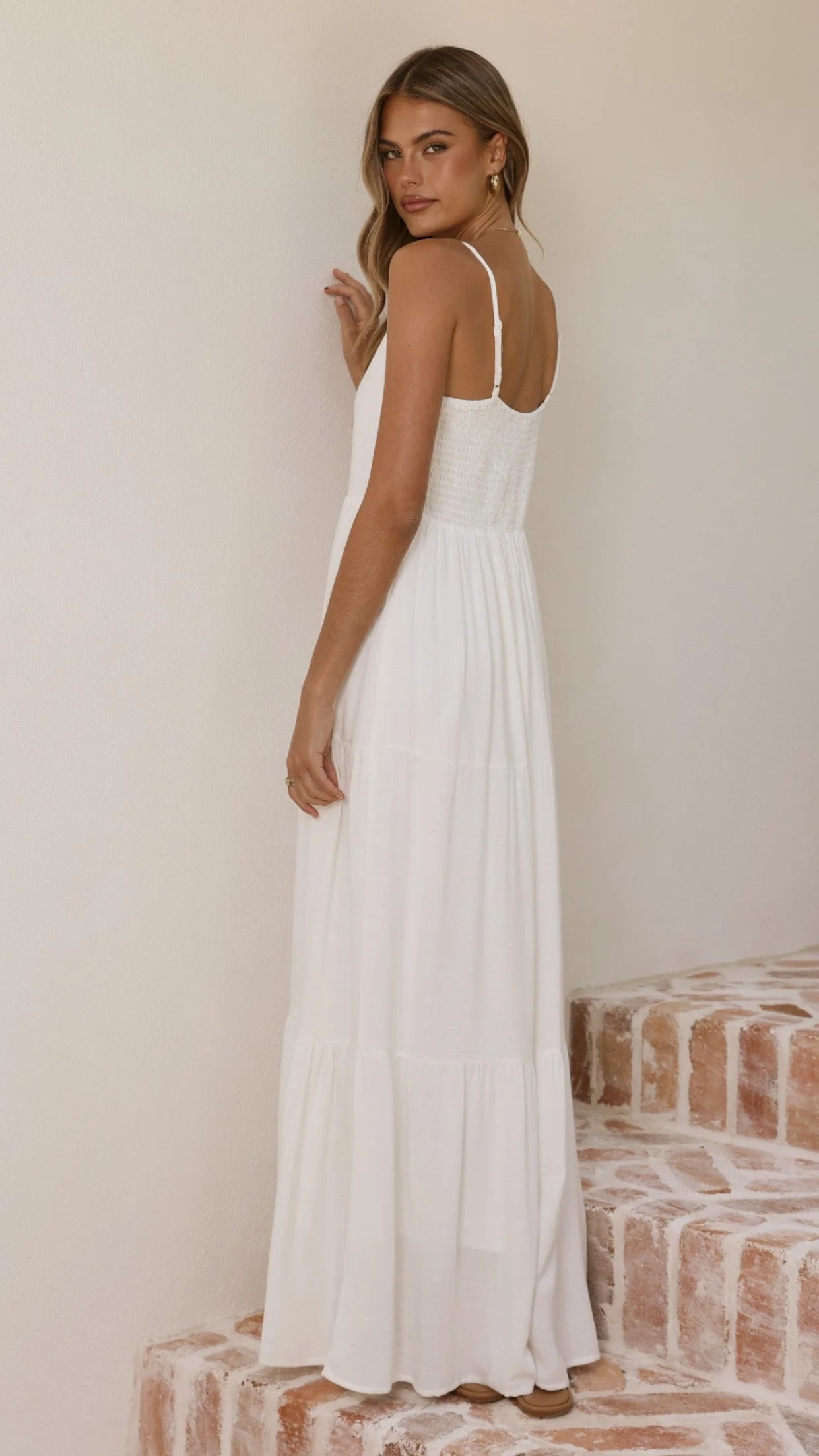 Shelley Maxi Dress - White