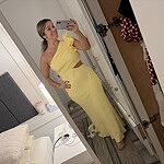 In These Moments One Shoulder Maxi Dress Orange