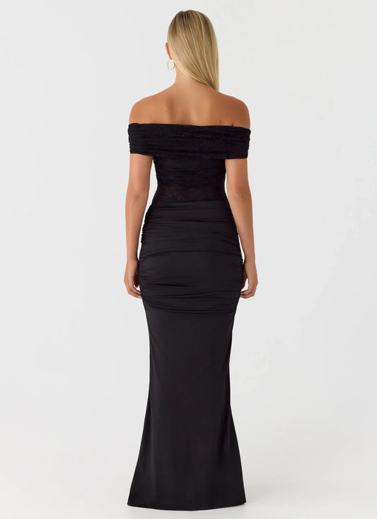 Either Way Maxi Dress - Black