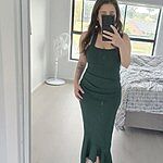 Good Conversation Halter Maxi Dress Navy
