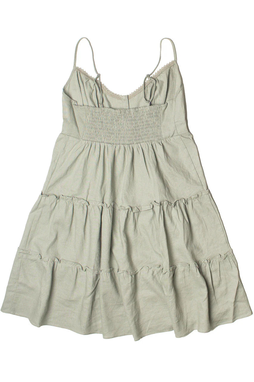 Tiered Linen Sundress