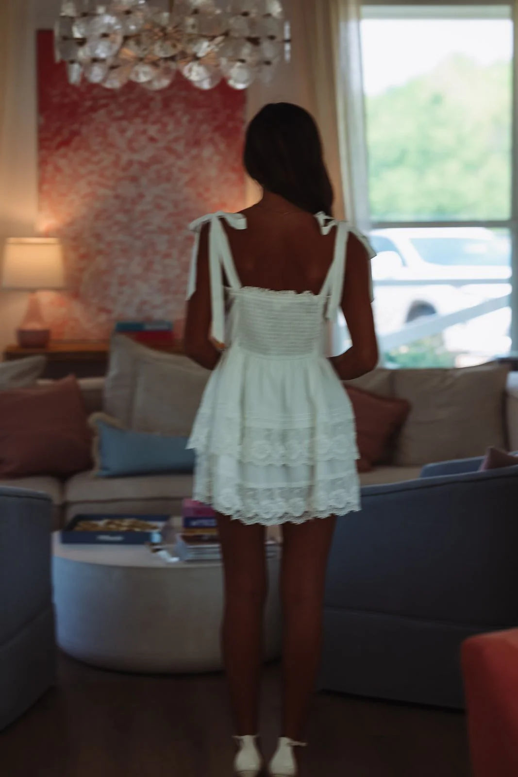 I'm Ready Mini Dress - White
