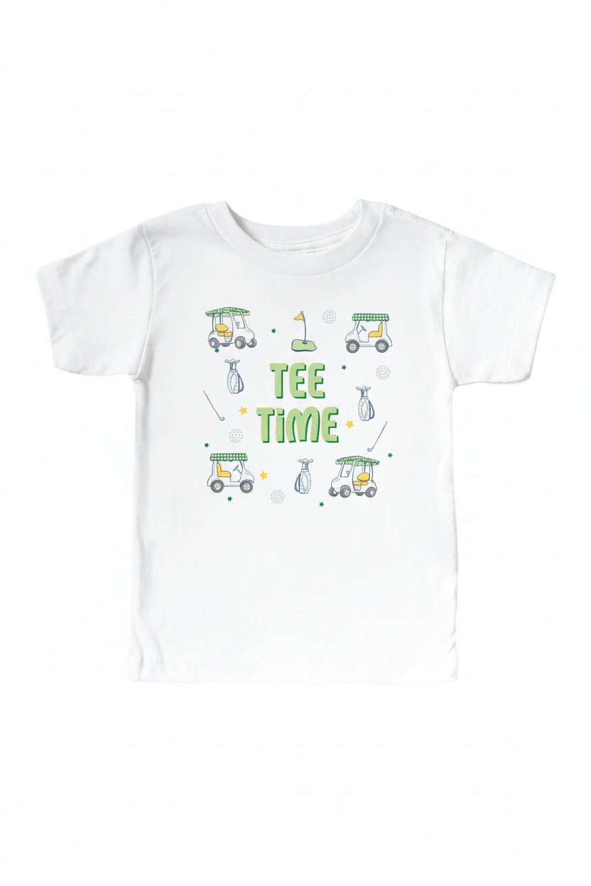 Tee Time Kids Graphic Tee | White
