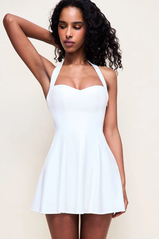 Juliette Twill Halter Dress