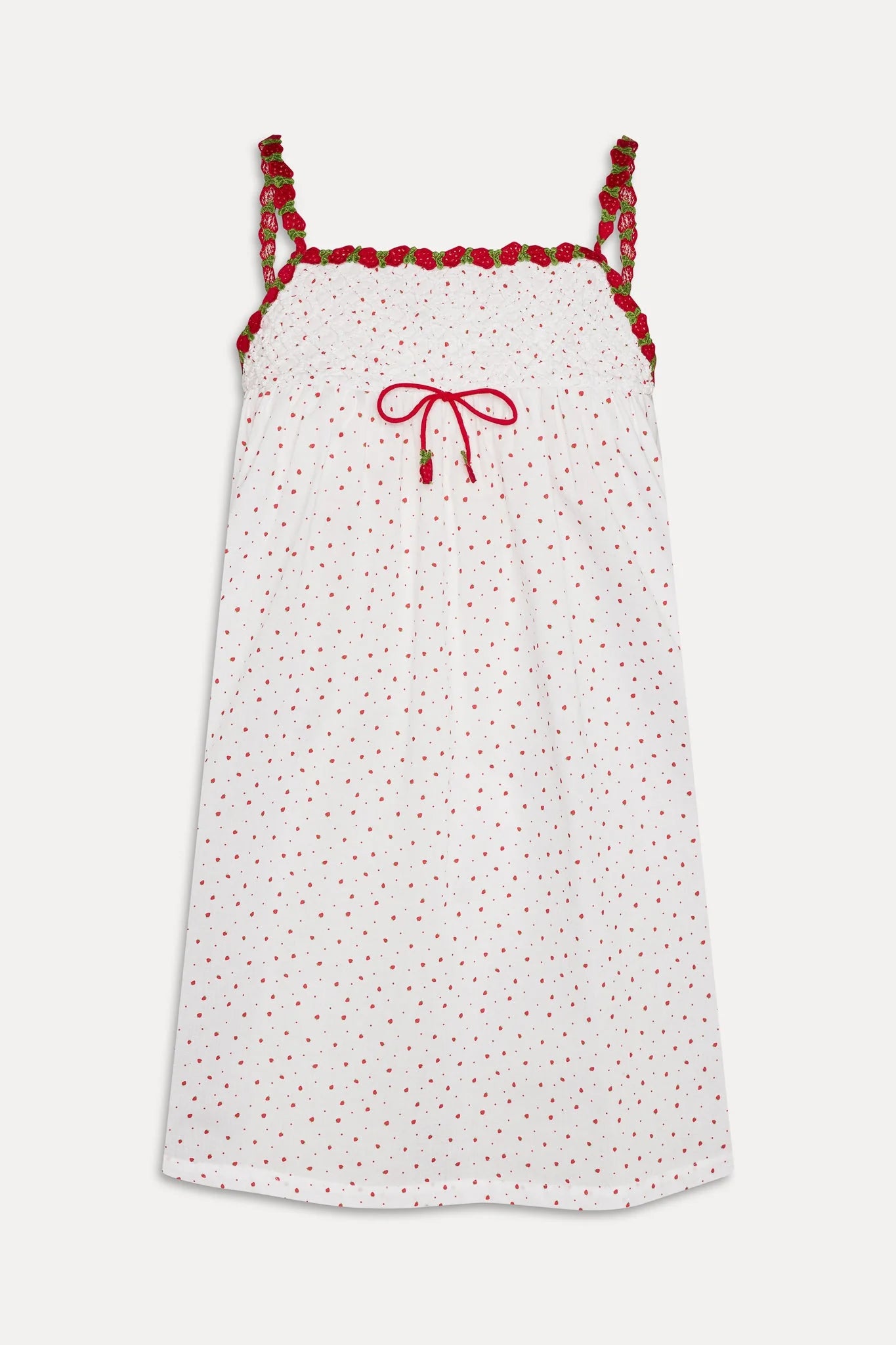 Coppola Cotton Babydoll Dress - Tiny Berry