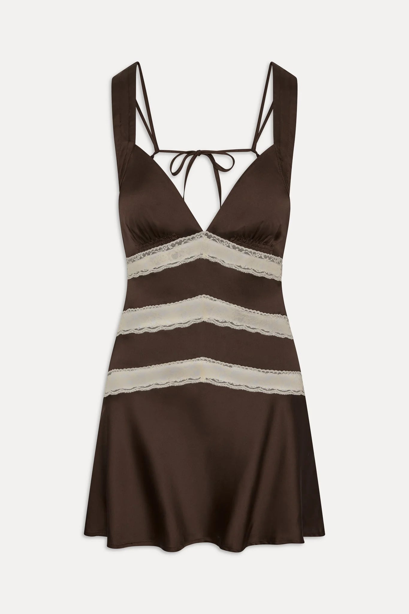 Sedona Satin Mini Dress - Gift Wrap