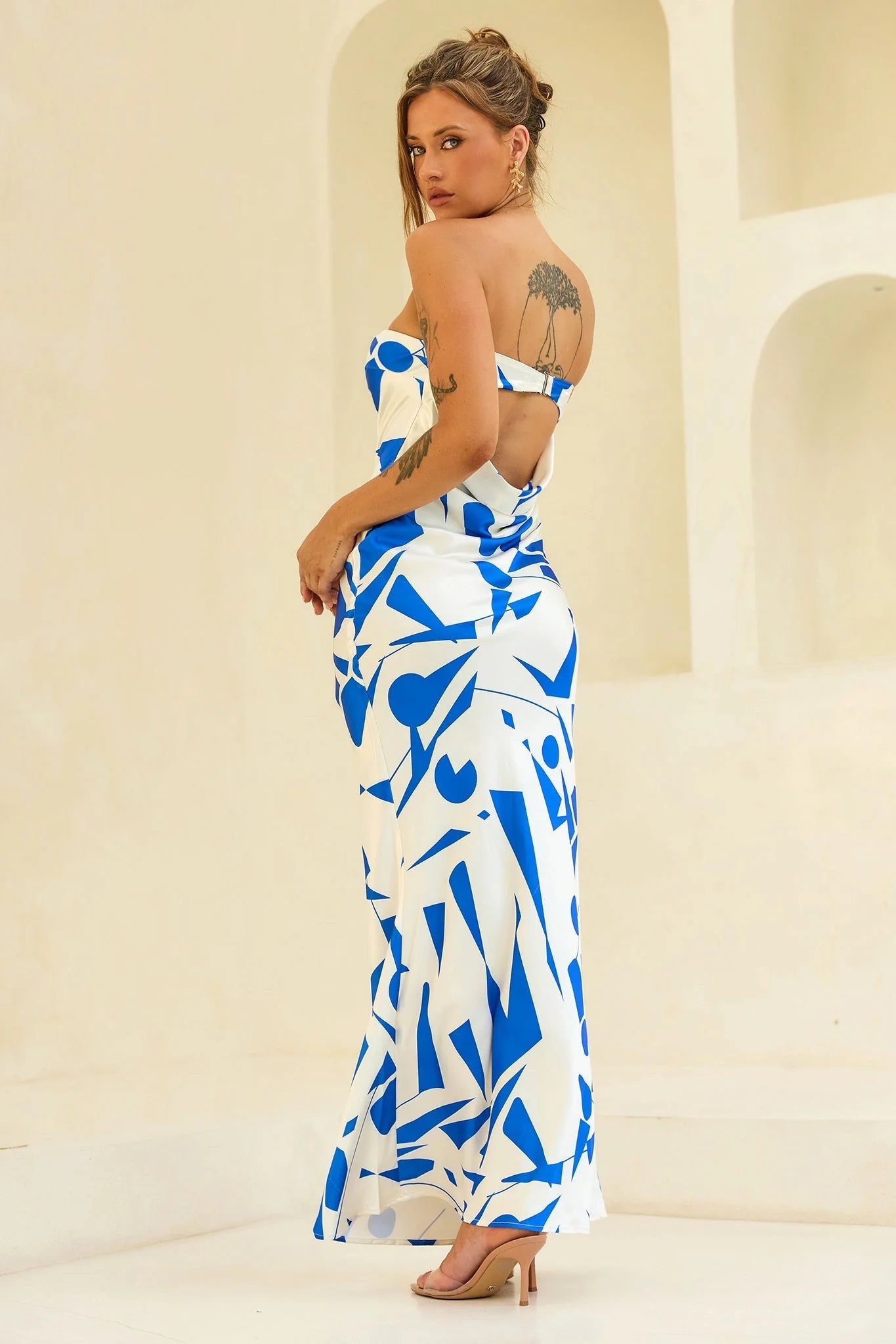 Dawn Maxi Dress - Blue