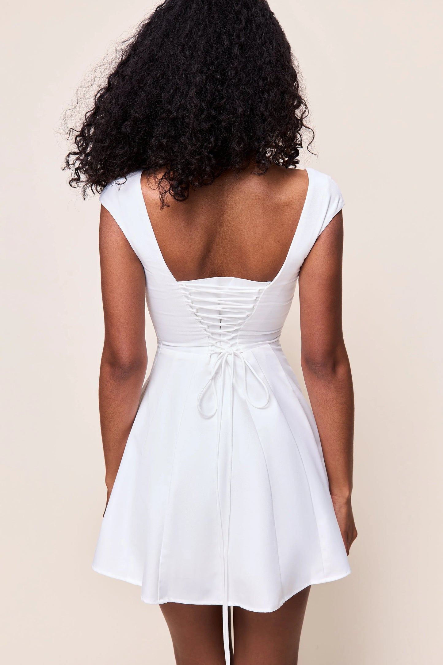 Leila Twill Mini Dress