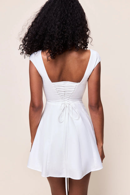 Leila Twill Mini Dress