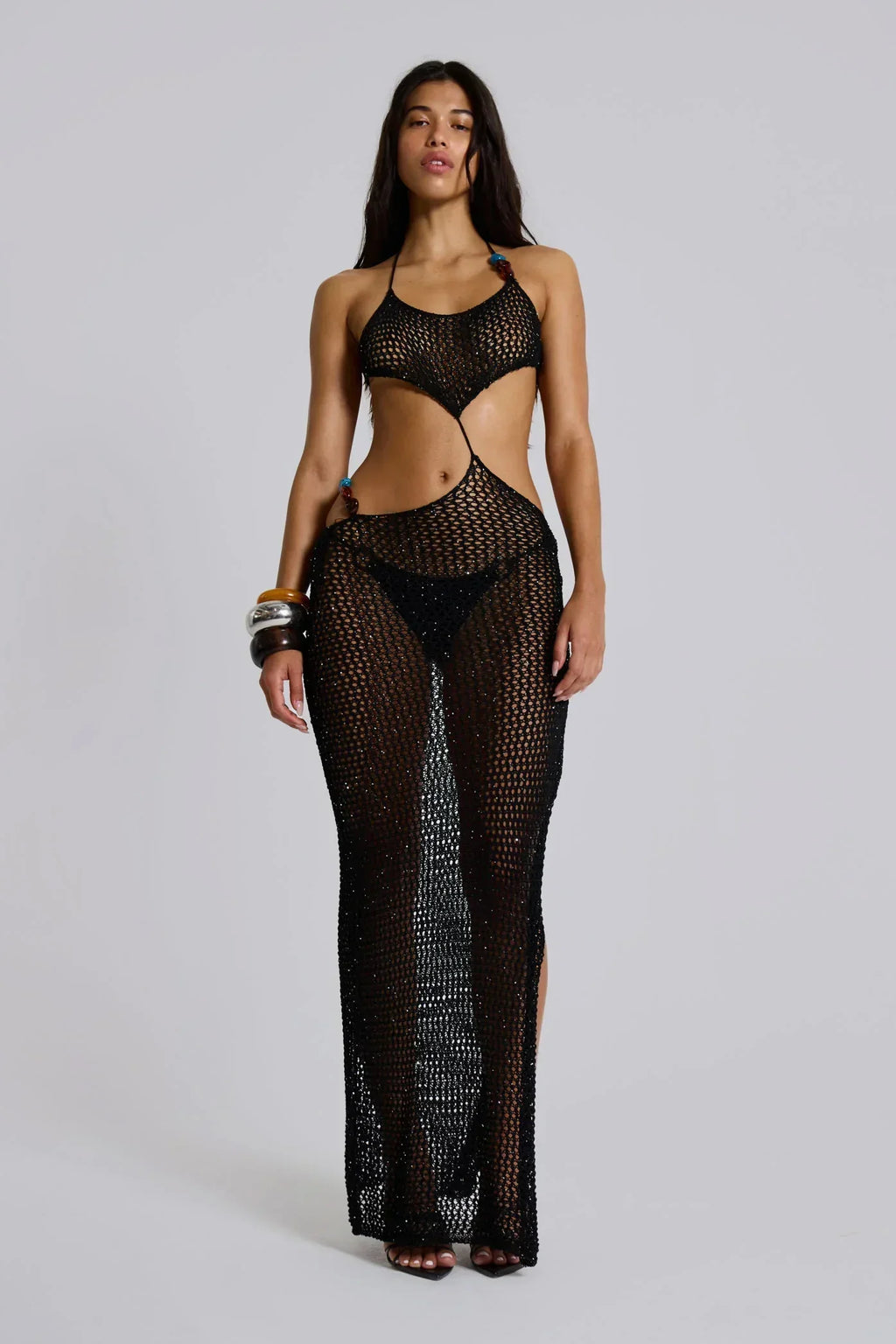 Echo Crochet Maxi Dress