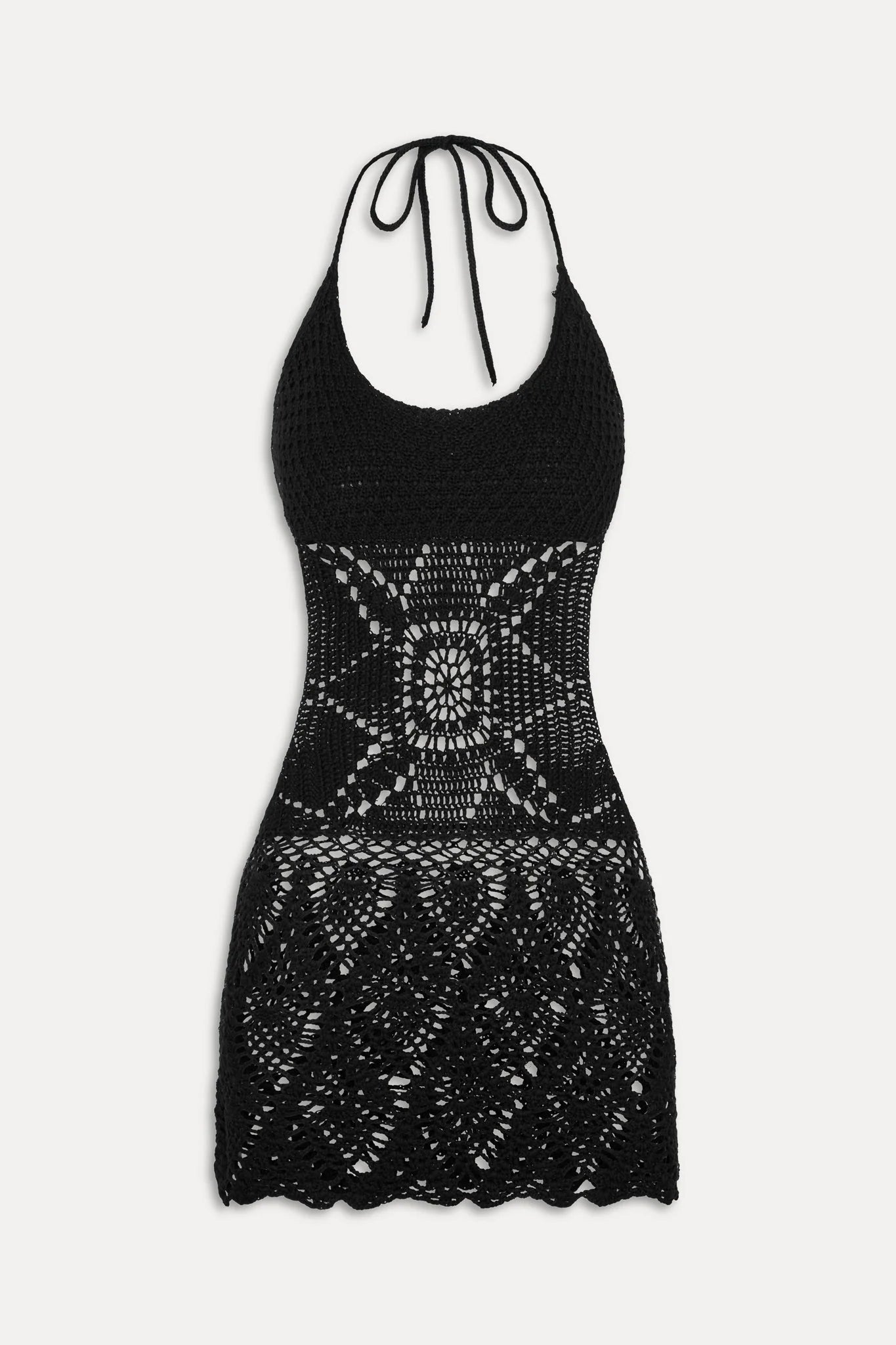 x JENNIE Gabriella Crochet Coverup - Black