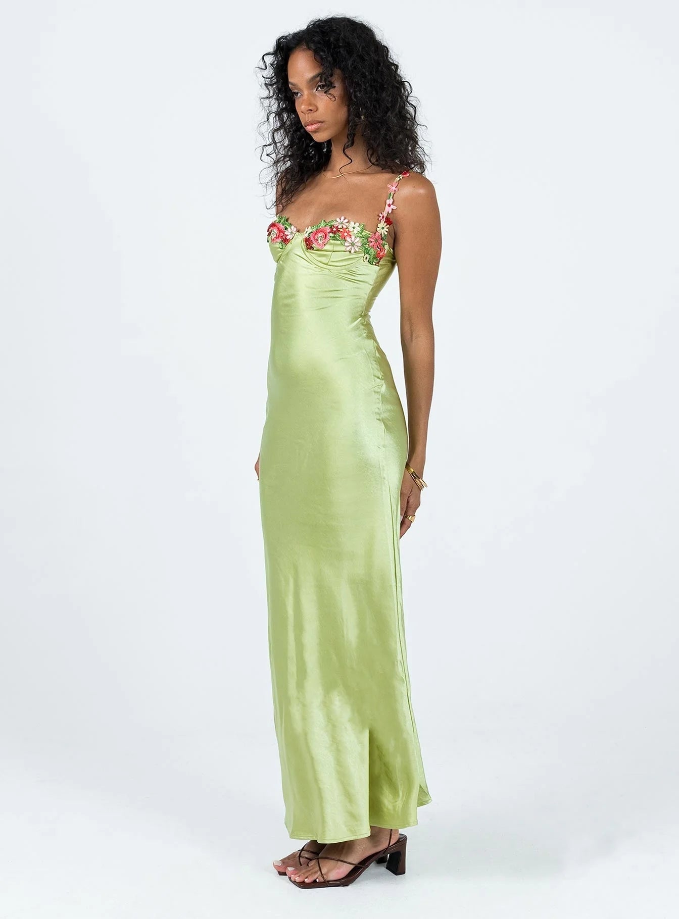 Kenzie Maxi Dress Green Lower Impact