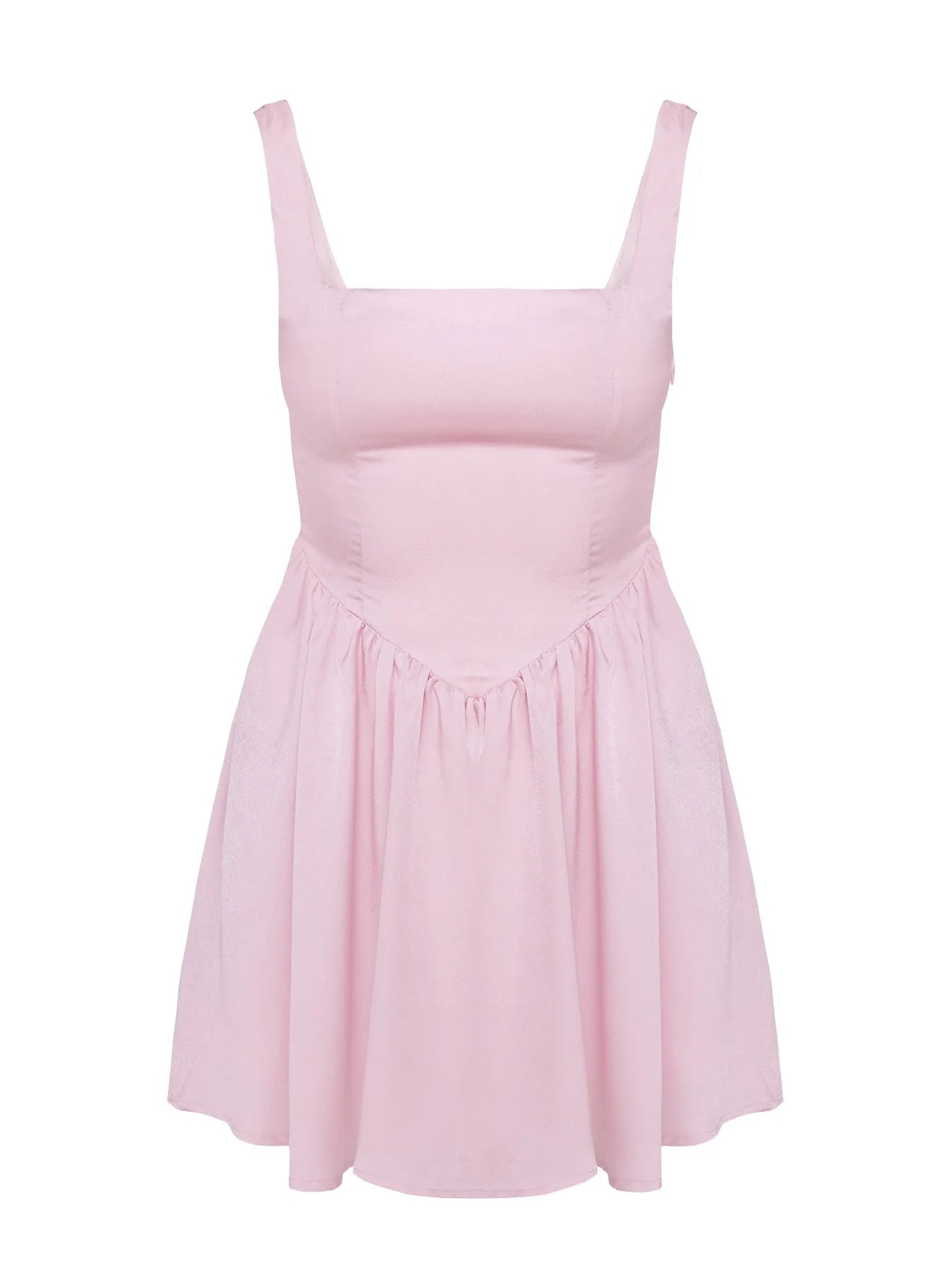 Straplie Mini Dress Pink