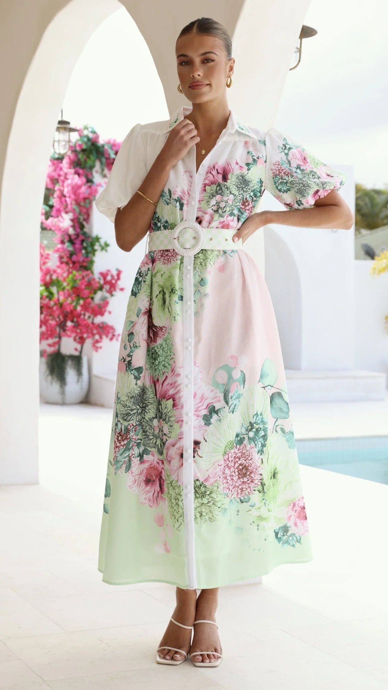 Dusk Maxi Dress - Sorbet Symphony