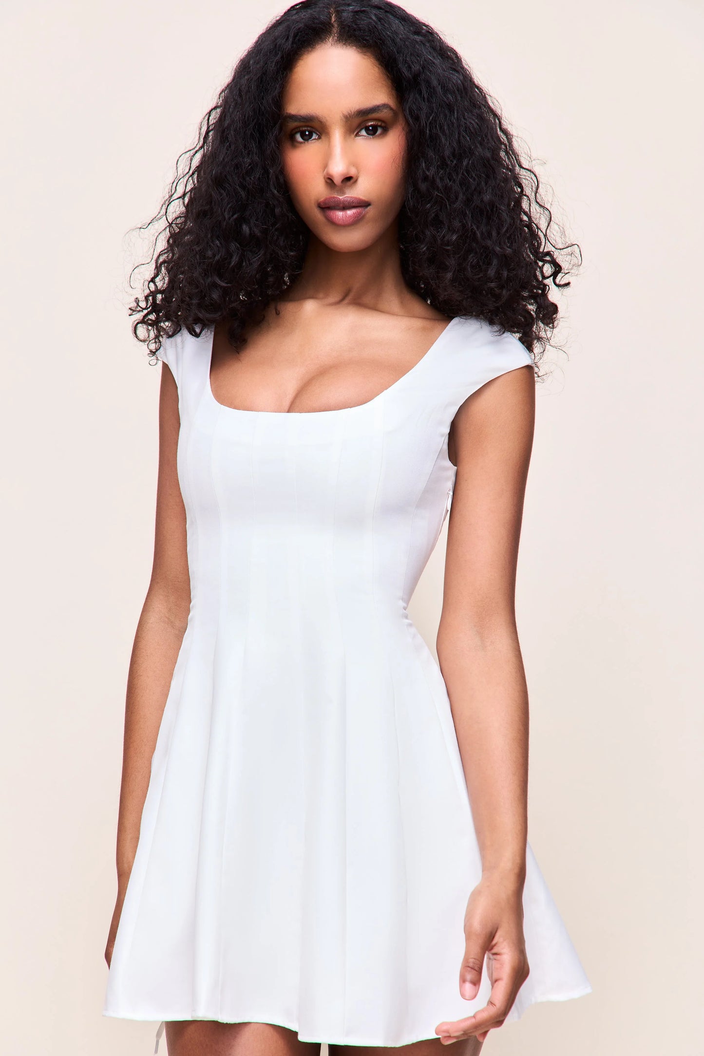 Leila Twill Mini Dress