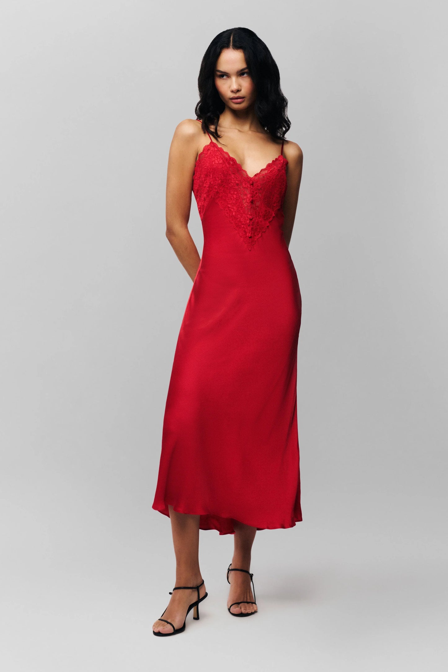Nova Slip Midi Dress