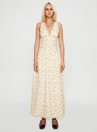 Esthie Maxi Dress Multi Floral