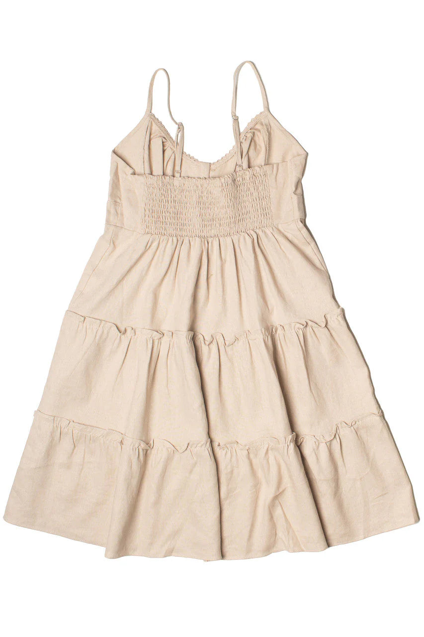 Tiered Linen Sundress