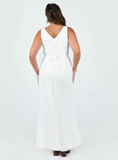 Nellie Maxi Dress White