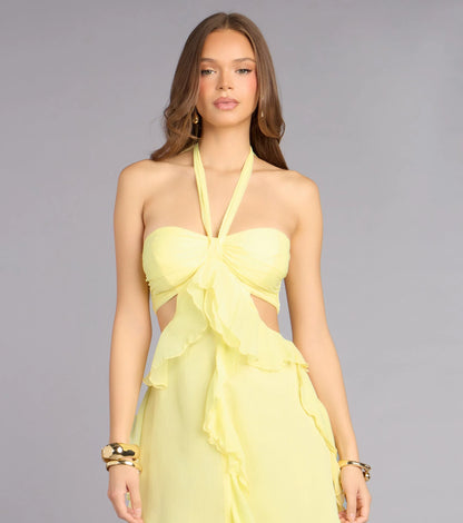 Love This For Me Halter Mini Dress