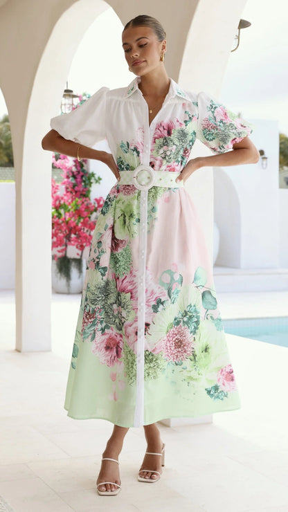 Dusk Maxi Dress - Sorbet Symphony