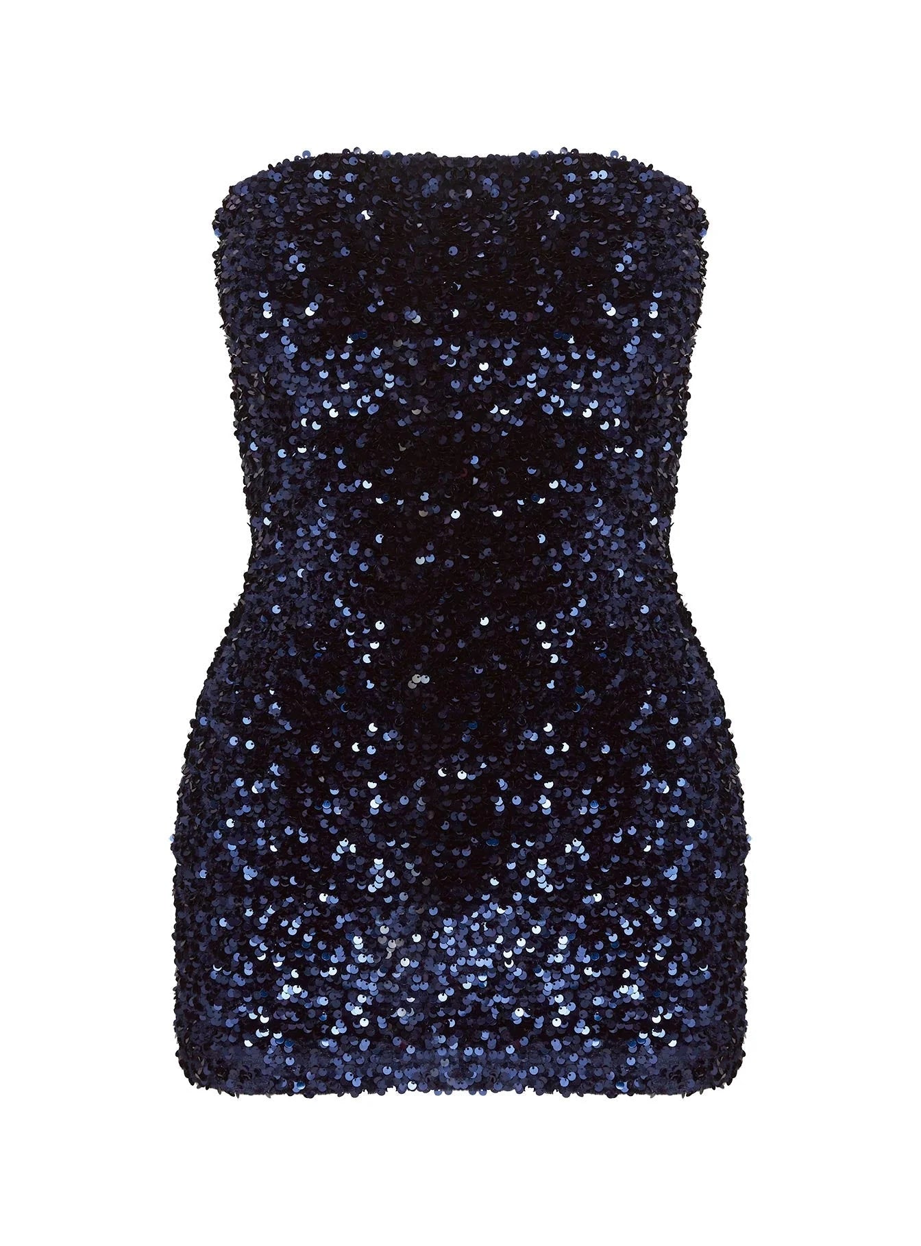 Eldoni Strapless Mini Dress Navy