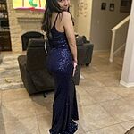 A New Glow Sequin Maxi Dress Lilac