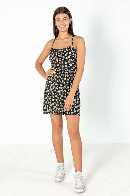 Daisy Crochet Back Dress