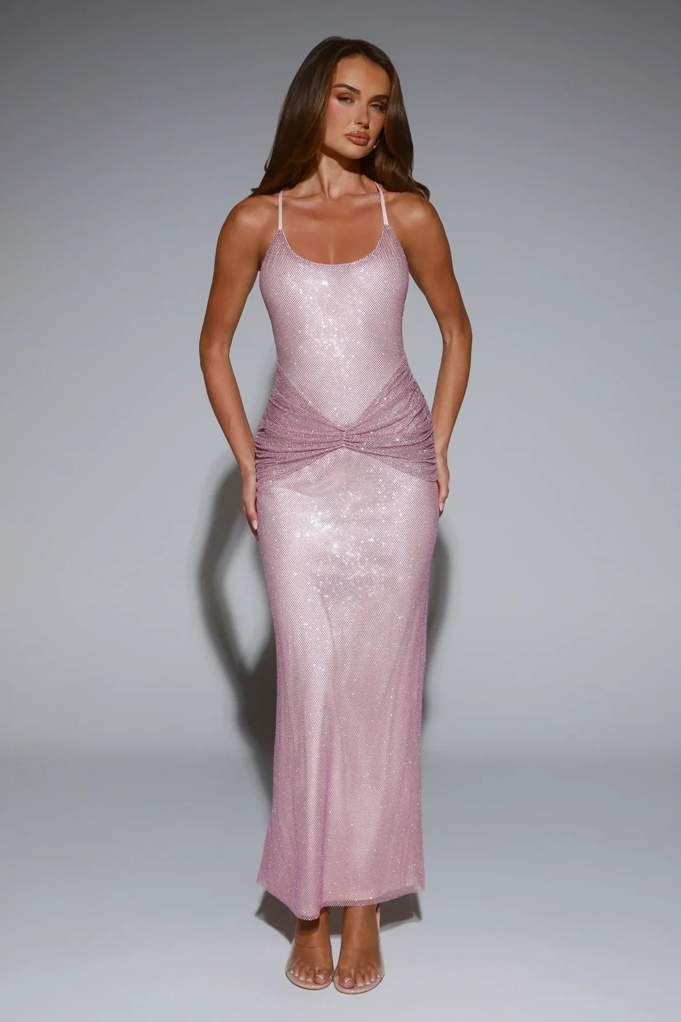 Exclusive Events Maxi Dress Pink