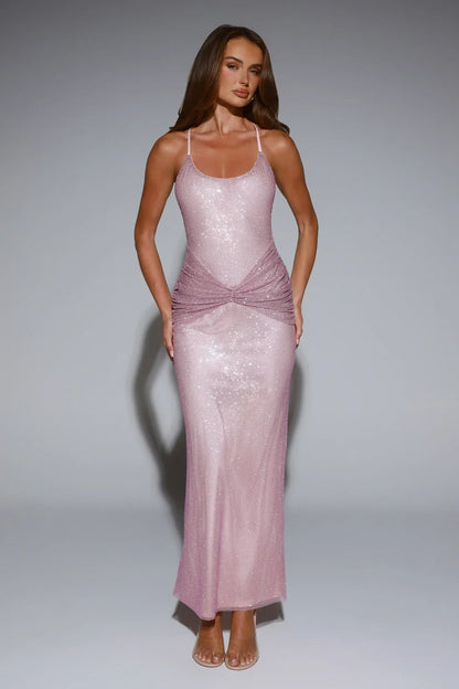 Exclusive Events Maxi Dress Pink