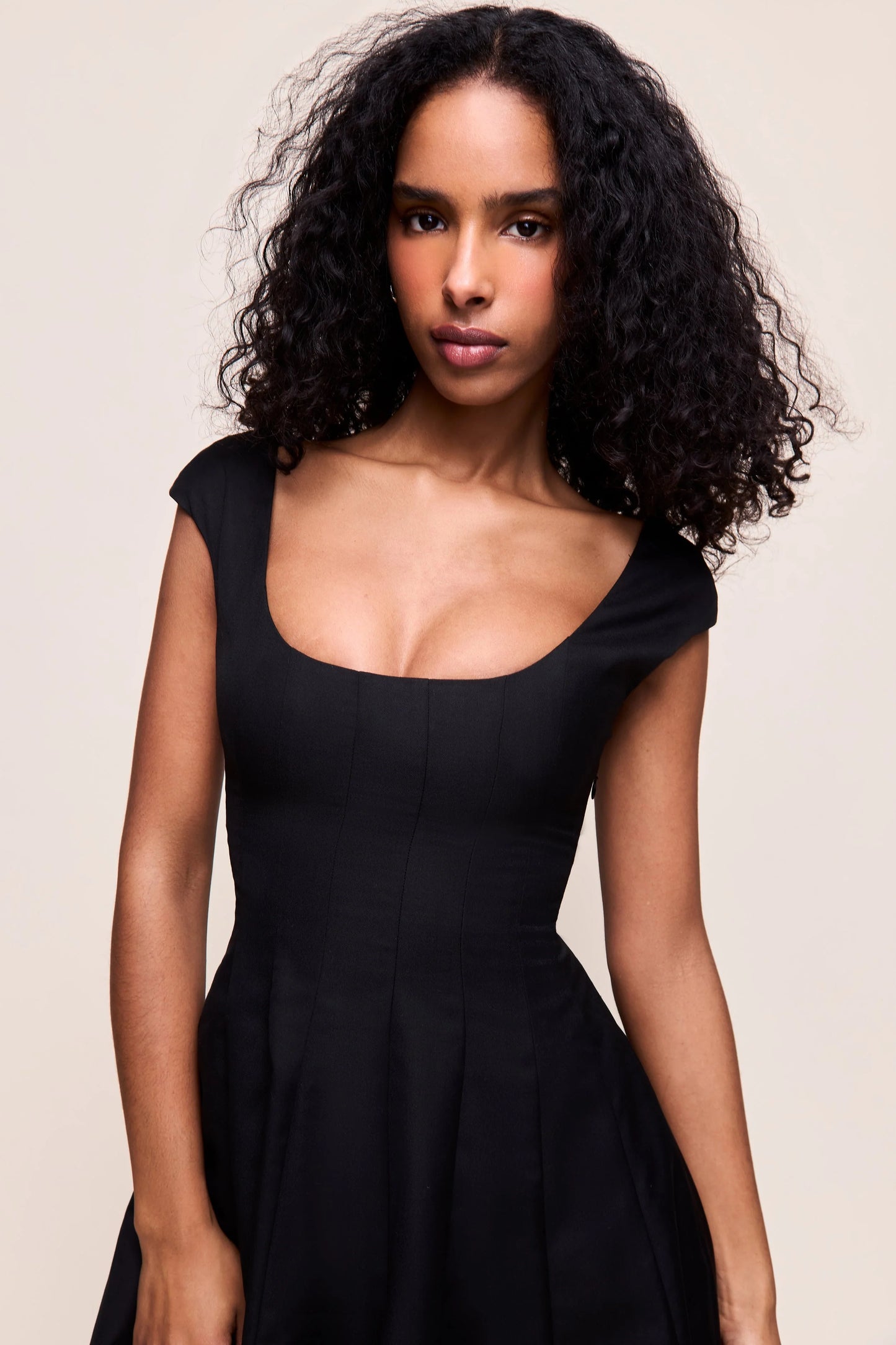 Leila Twill Mini Dress