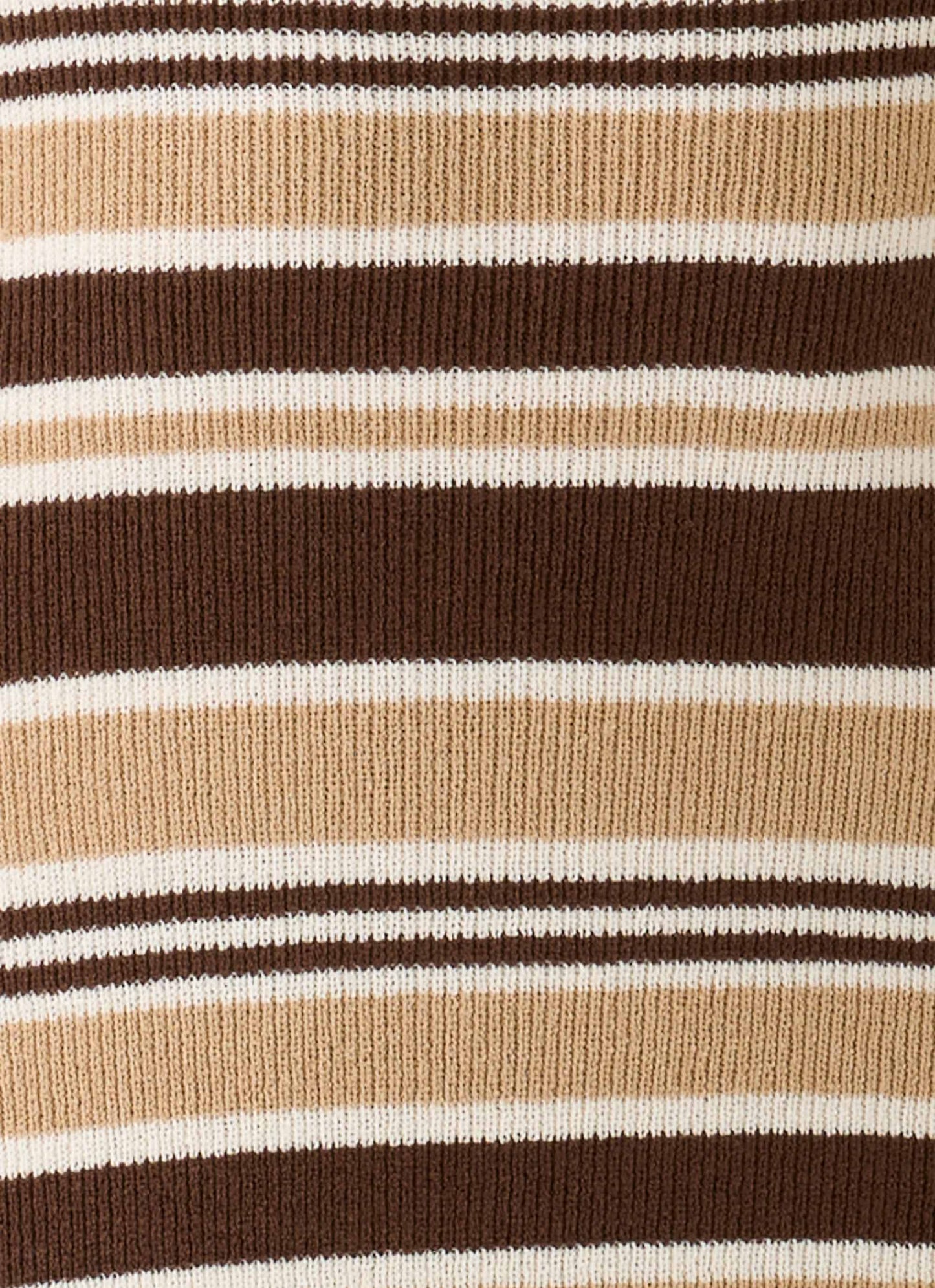 Antonie Knit Maxi Dress - Chocolate Olive Stripe