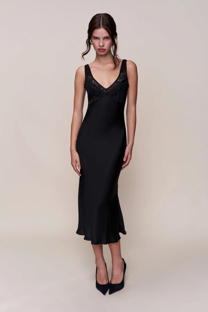 Scaosi Lace Detail Slip Dress