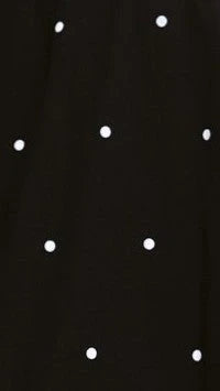 Sloane Mini Dress - Black Polka