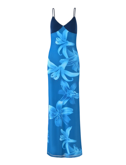ALAINA DRESS - BLUE ORCHID
