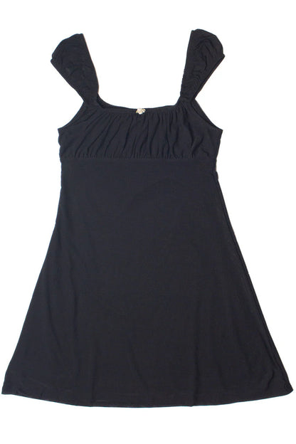 Satin Rose Mesh Babydoll Dress