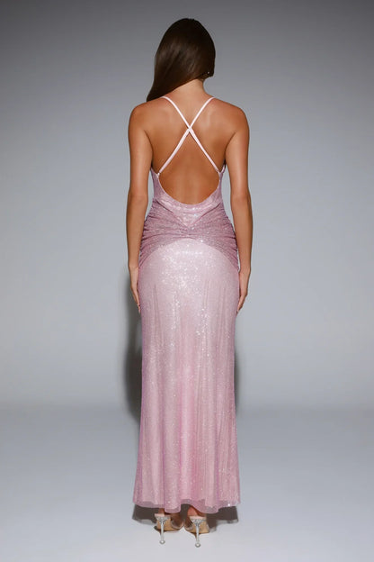 Exclusive Events Maxi Dress Pink