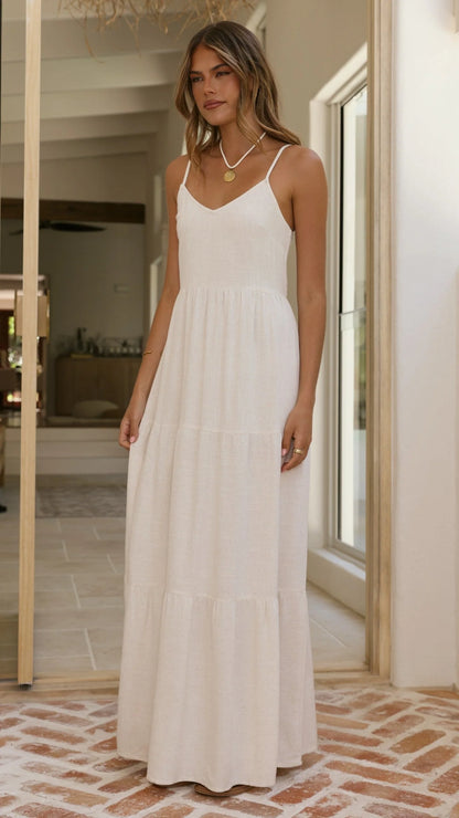 Shelley Maxi Dress - Natural