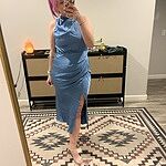 Distant Love Satin Maxi Dress Black