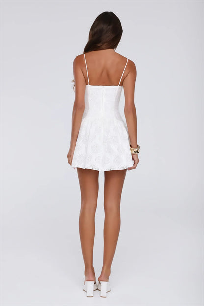 Love In Lights Mini Dress White