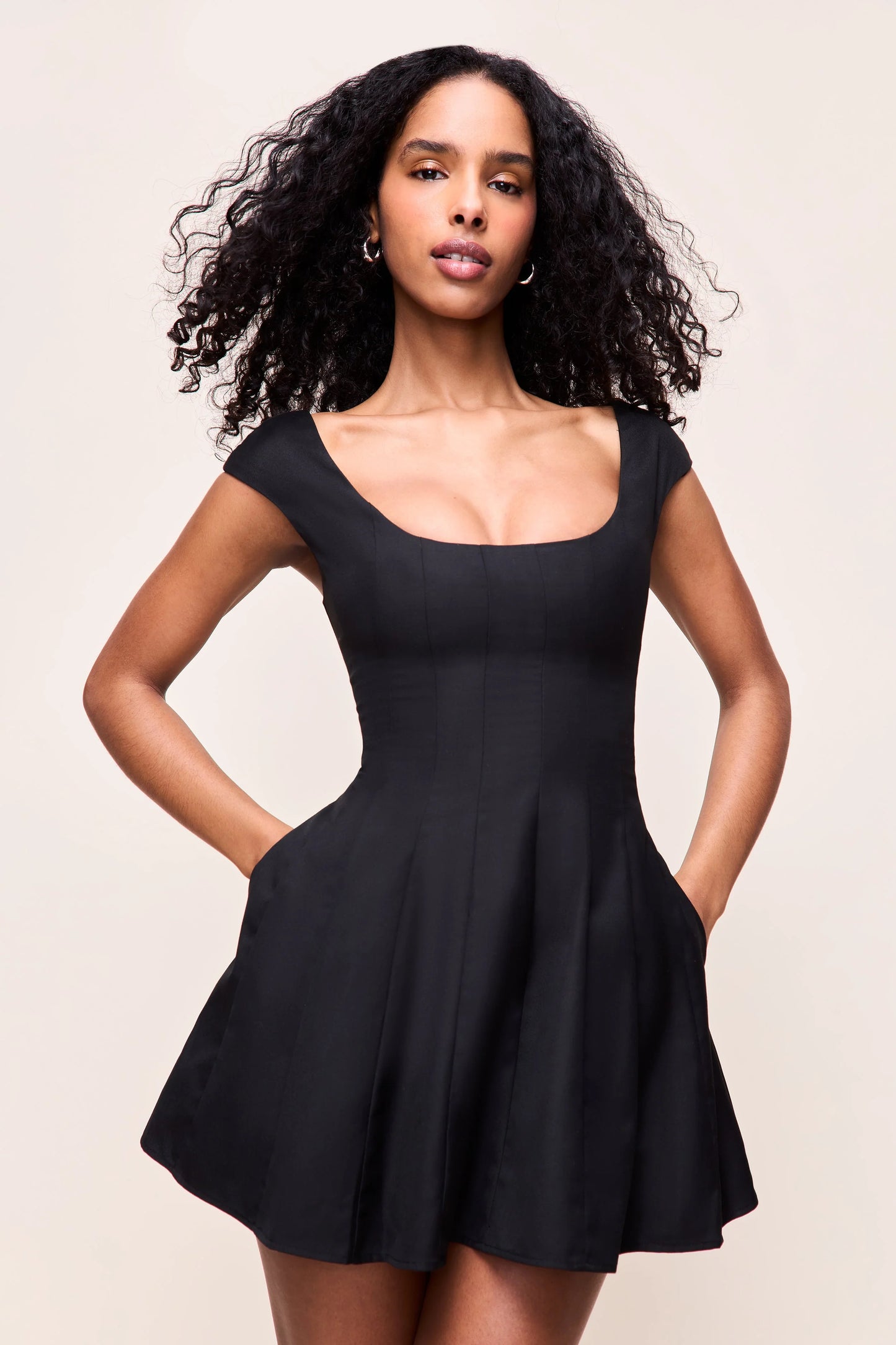Leila Twill Mini Dress