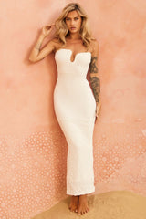 Saya Midi Dress - White