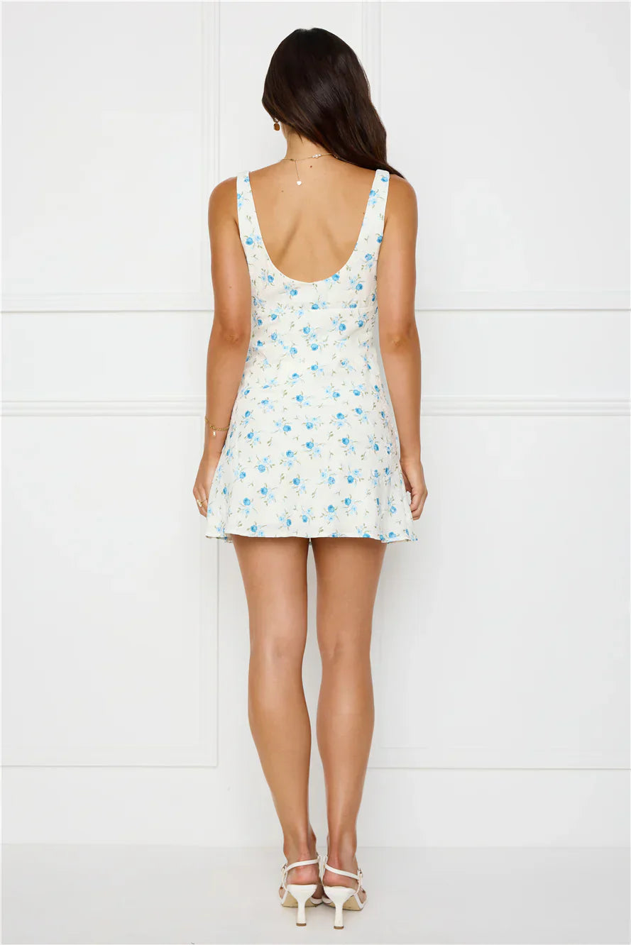 Cosmopolitan Chic Mini Dress Blue
