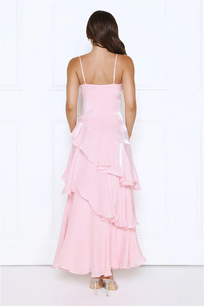 Peachy Glow Maxi Dress Pink