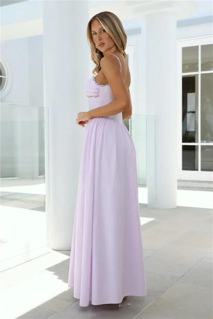 Happy Is Pretty Maxi Dress Lavender
