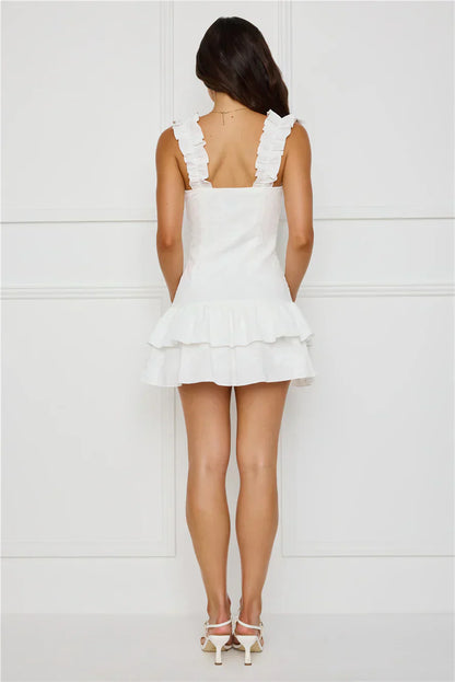 Your Wildflower Mini Dress White