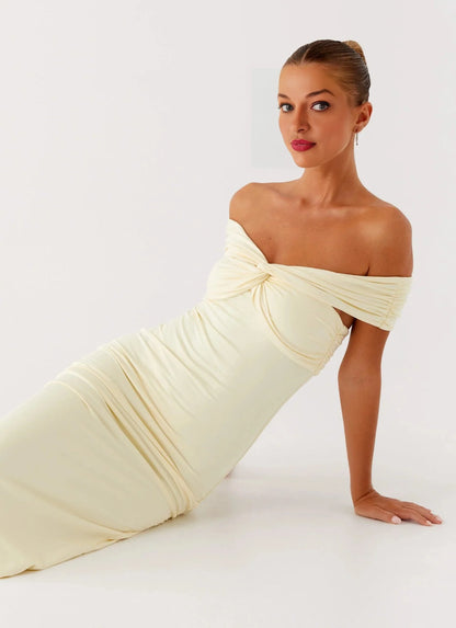Elegeleges Exclusive - Countless Maxi Dress - Yellow