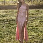 A New Glow Sequin Maxi Dress Lilac